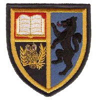 Dallam School embroidered badge